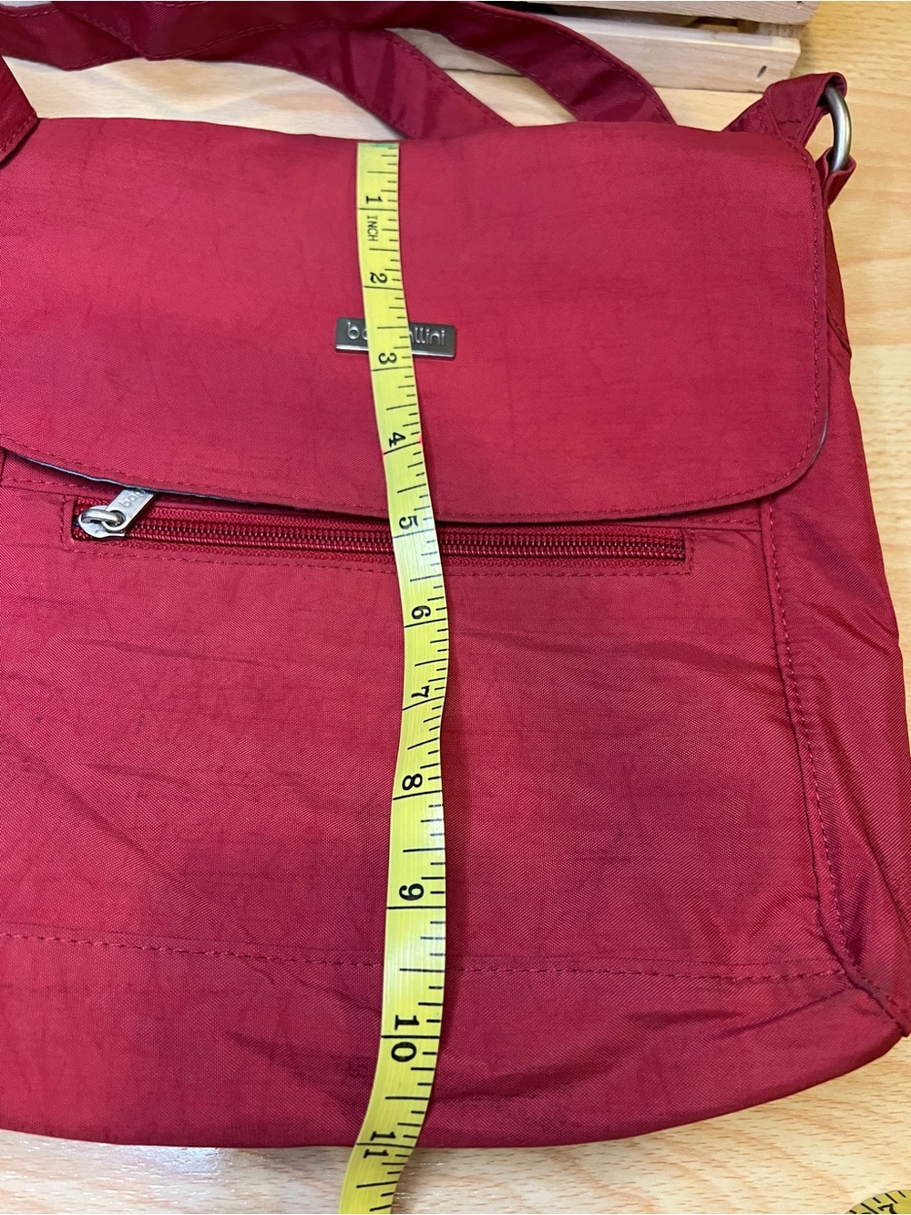 Baggallini Red Nylon Crossbody - Picture 10 of 12